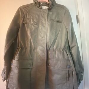 Banana Republic Women’s Windbreaker Jacket Size M With Drawstring in Excellent